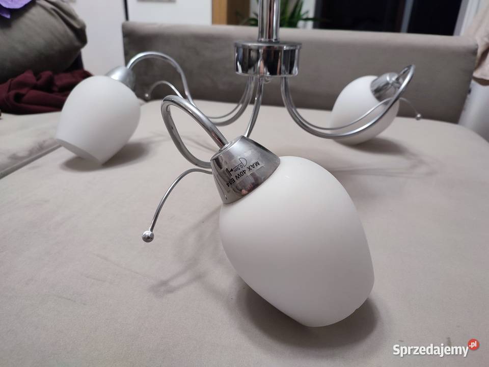 Lampa sufitowa żyrandol JUNKO potrójny mazowieckie sprzedam