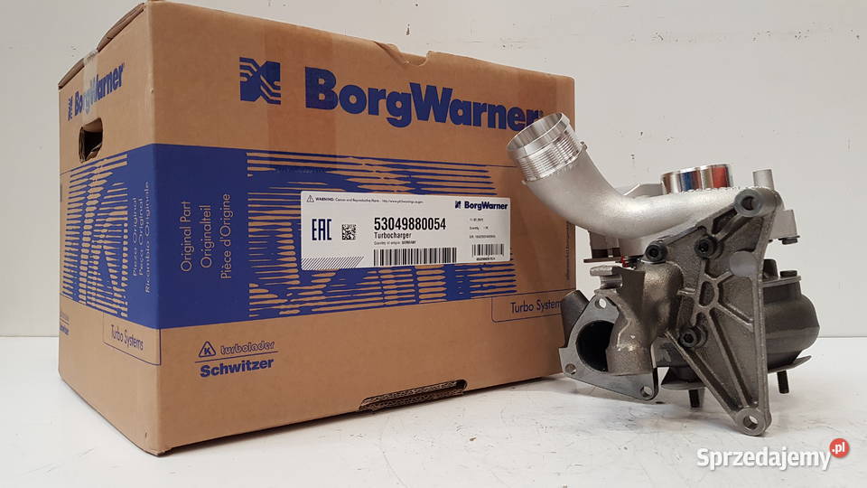 Turbosprężarka BorgWarner KKK 53049880054 ciężarowe Siedlce sprzedam