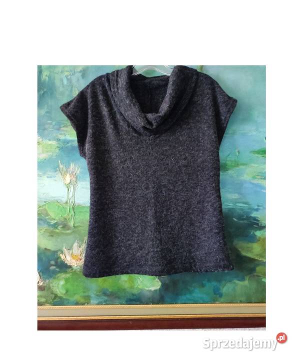 włoski włochaty wełniany sweterek sweter golf Kielce