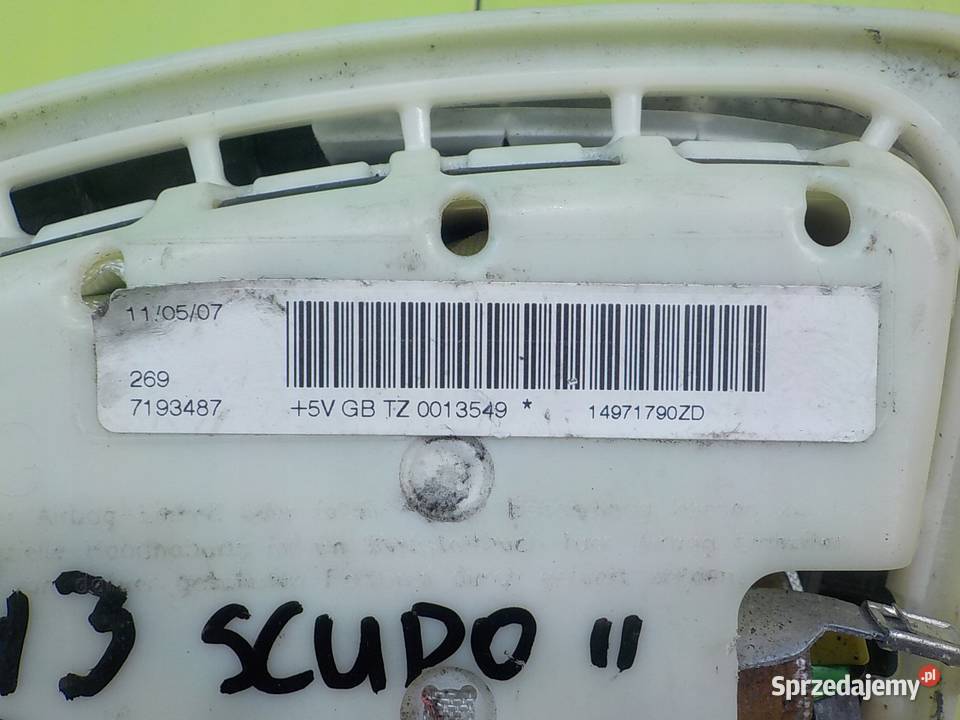 FIAT SCUDO EXPERT JUMPY II 20 MJET 07r AIRBAG osobowe Suków