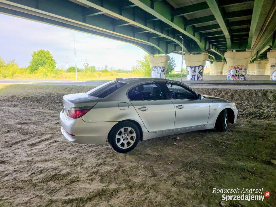 Tanio BMW E60 25d automat 2004r lakier metallic lubelskie Lublin