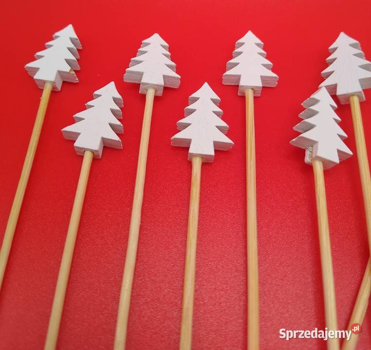 Wykałaczki Święta Choinka Drewno Ozdoba Gdańsk