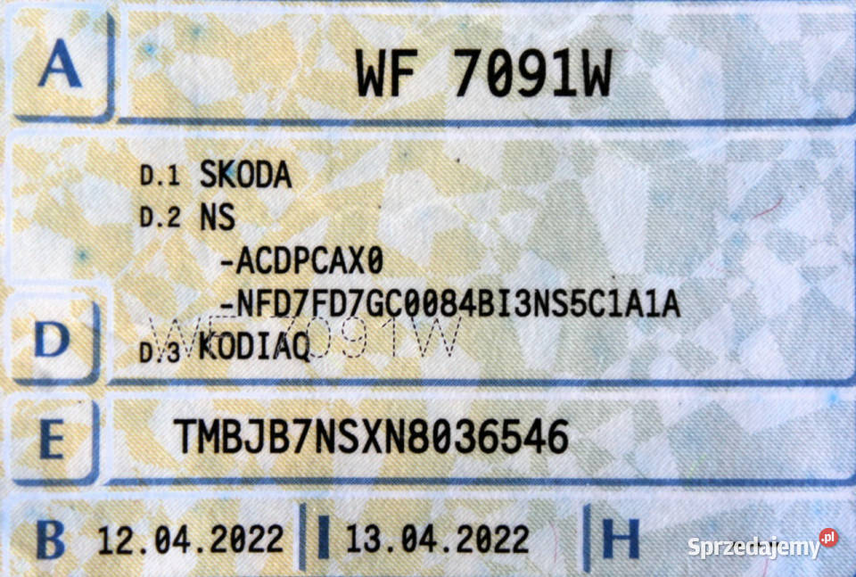 koda Kodiaq SalonPL FV23 DSG Ambition Kamera LED czujnik deszczu Sokołów sprzedam