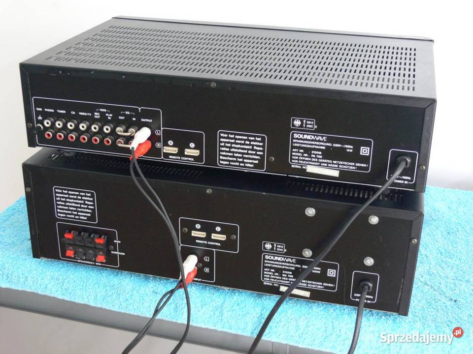 Wzmacniacz Soundwave PA700 i MA700 mocny 515 wat Jasło