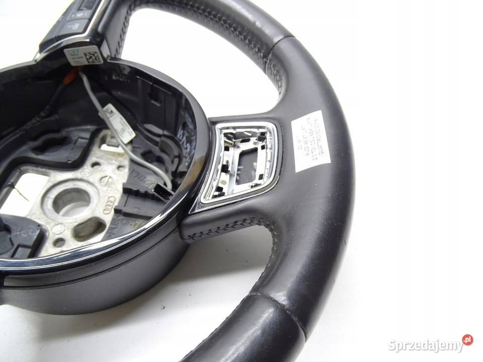 KIEROWNICA SKÓRA MULTI MULTIFUNKCJA AUDI A4 B8 Wyposażenie wnętrza