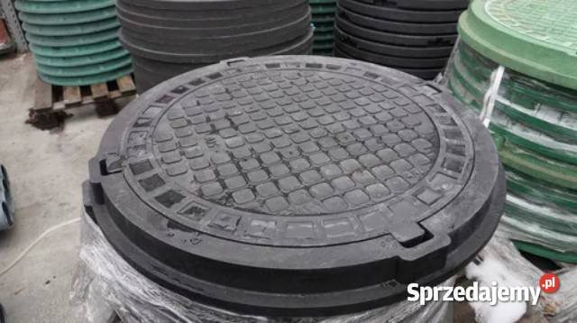 Pokrywa studni 99cm FI800 Czarna.Zielona Polimerowa do 1.5t Warszawa