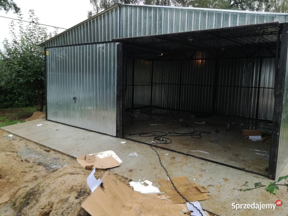 OCYNKOWANY Garaż Blaszak Magazyn Garaże Blaszane opolskie Brzeg
