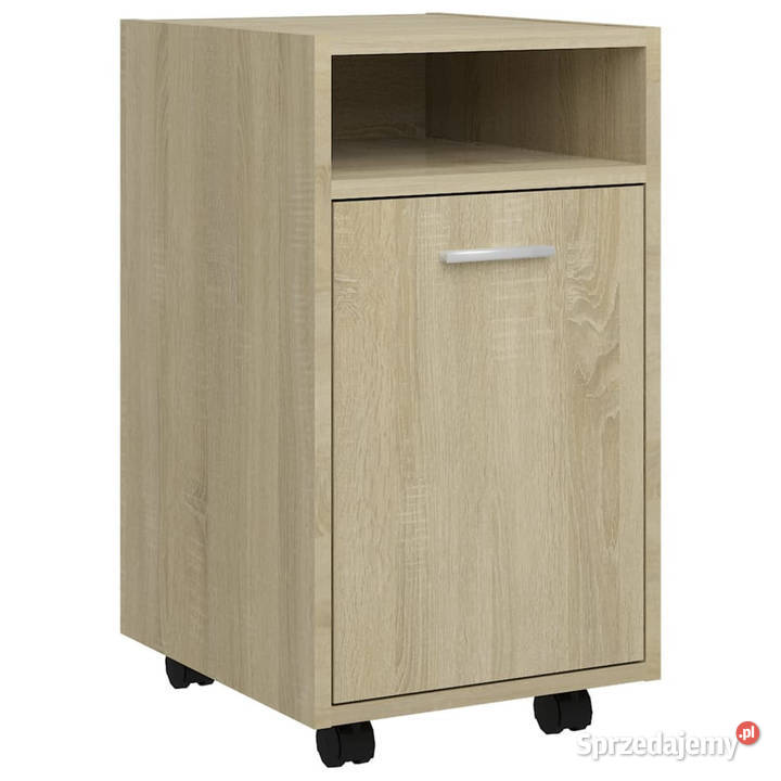 Szafka boczna z kółkami dąb sonoma 33x38x60 mazowieckie Warszawa