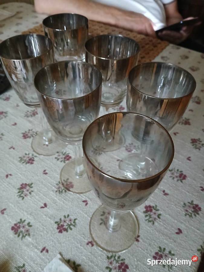 6 kieliszków do wina Łódź sprzedam