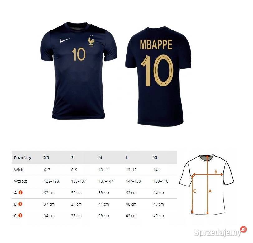KOMPLET STRÓJ KOSZULKA MBAPPE NIKE FRANCJA HIT