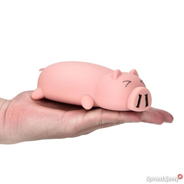 POWER BANK POWERBANK ŚWINKA 10000mAh ŁADOWARKA