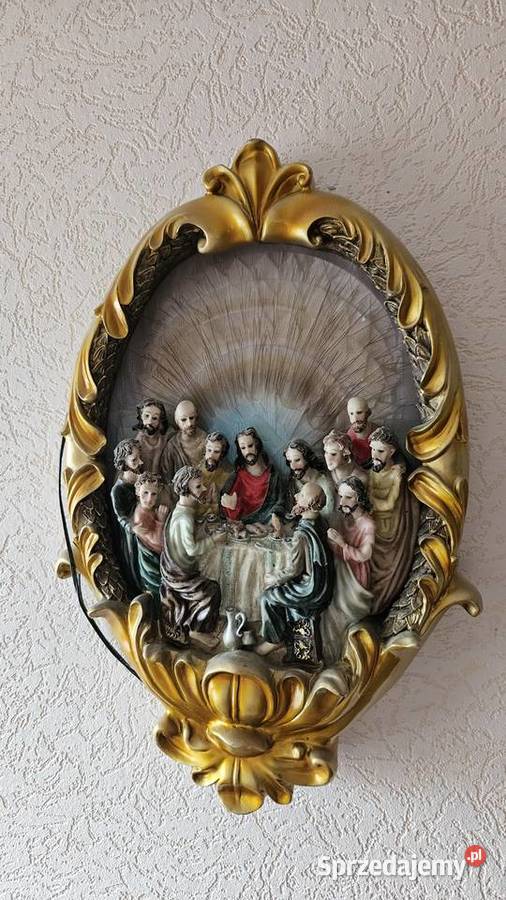 Obraz elipsa Wieczerza Pańska 37x30x7 Pozostałe Szczecin