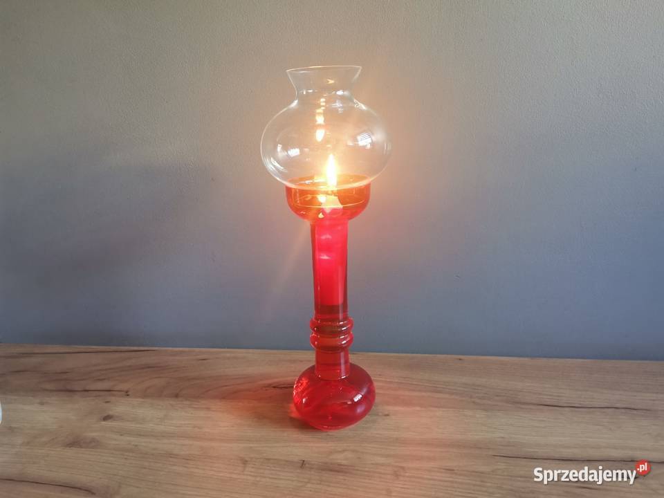Stara lampa świecznik lampka wodna HSG Ząbkowice Katowice