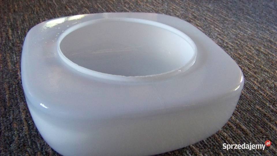 Lampa Plafon Szklany Klosz Kwadrat PRL małopolskie Zakopane