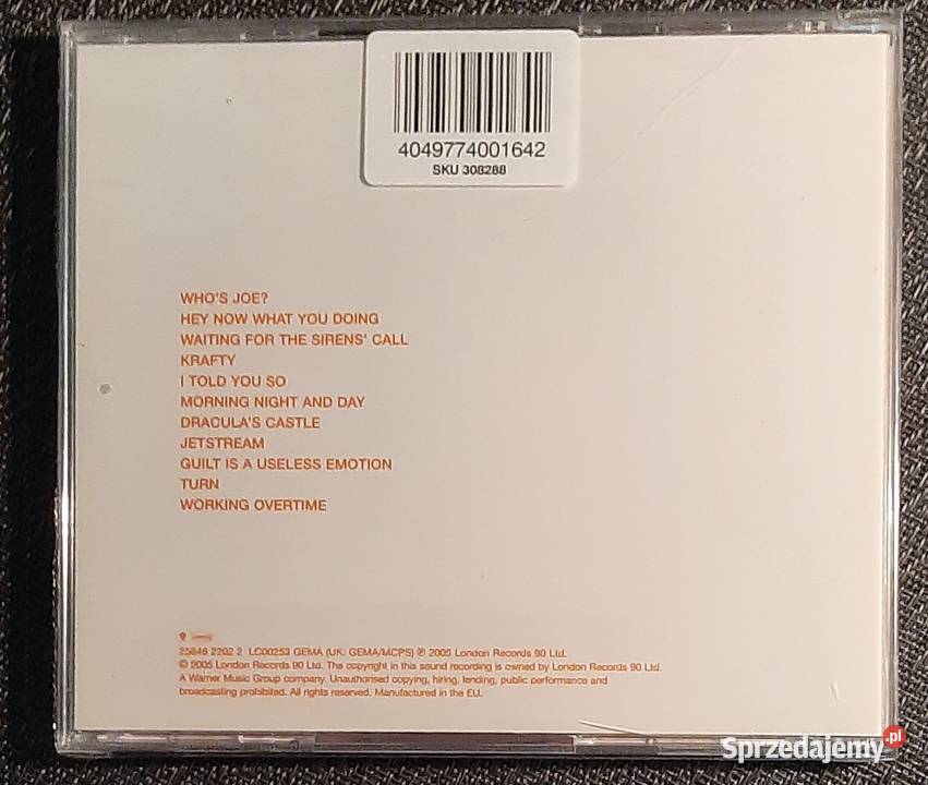 CD Zespołu ORDER Joy Division Waiting for the 1 płyta Warszawa