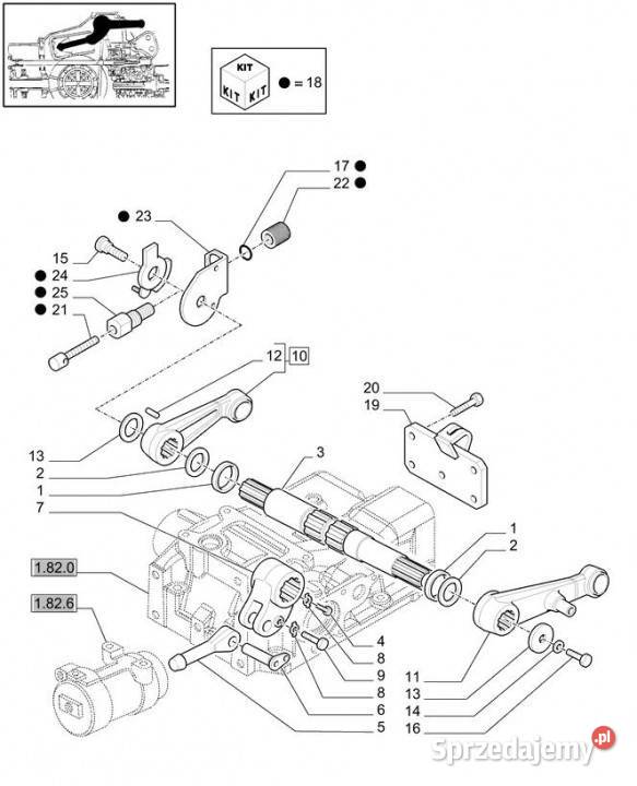 Holland T6010 Ramię 5165509 Jastrzębniki sprzedam