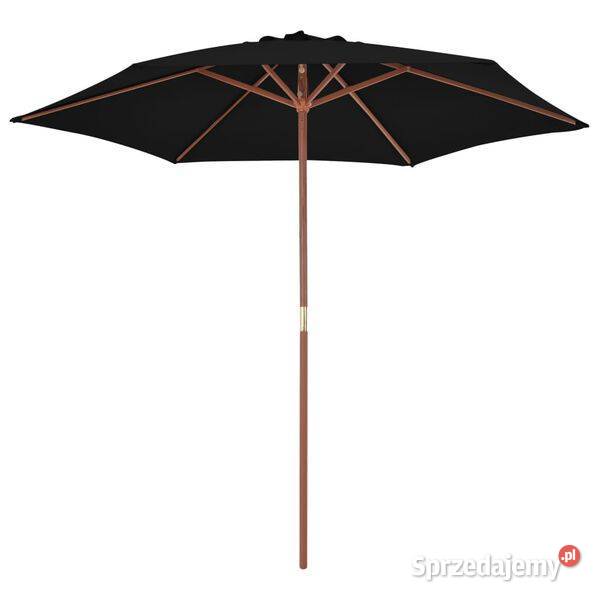 vidaXL Parasol ogrodowy na drewnianym słupku mazowieckie