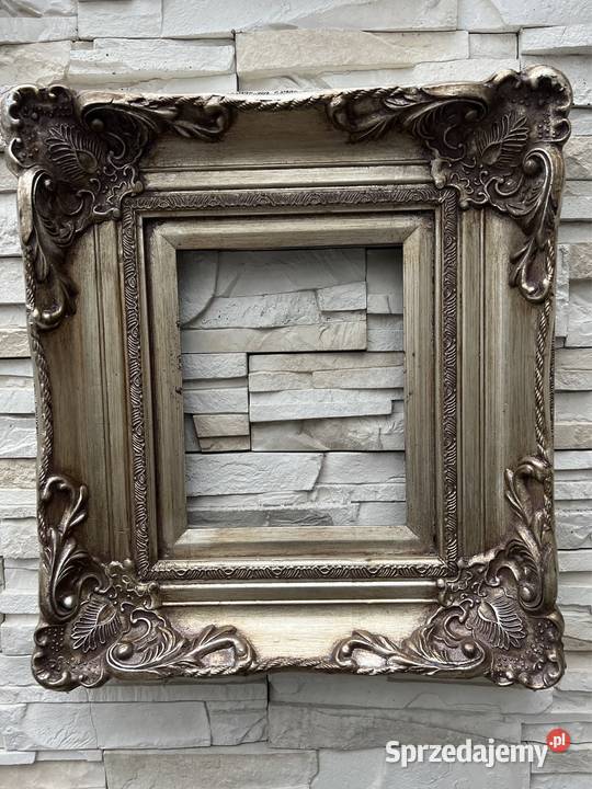 Rama rzeźbiona drewniana złota dolnośląskie Bystrzyca Kłodzka
