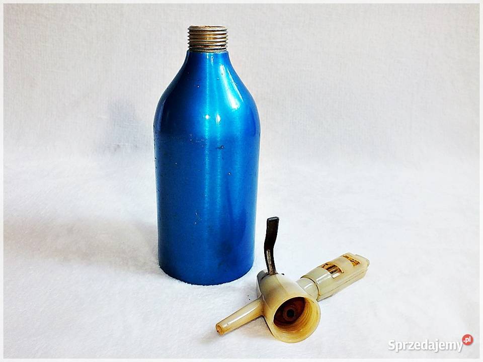 Stary syfon wody sodowej metalowy 1976r Kultowy