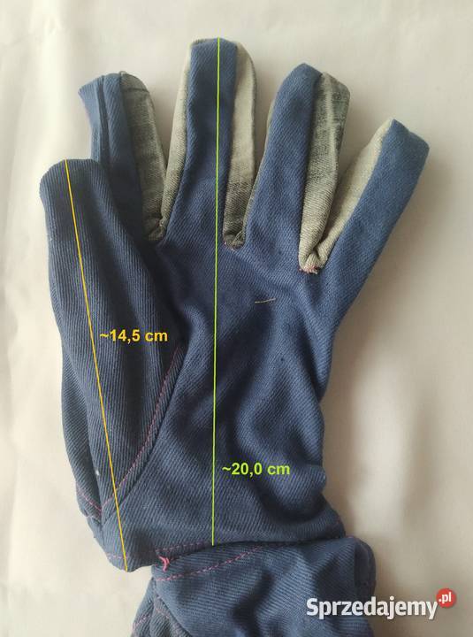 Rękawice robocze damskie BLUE szary podlaskie Hajnówka