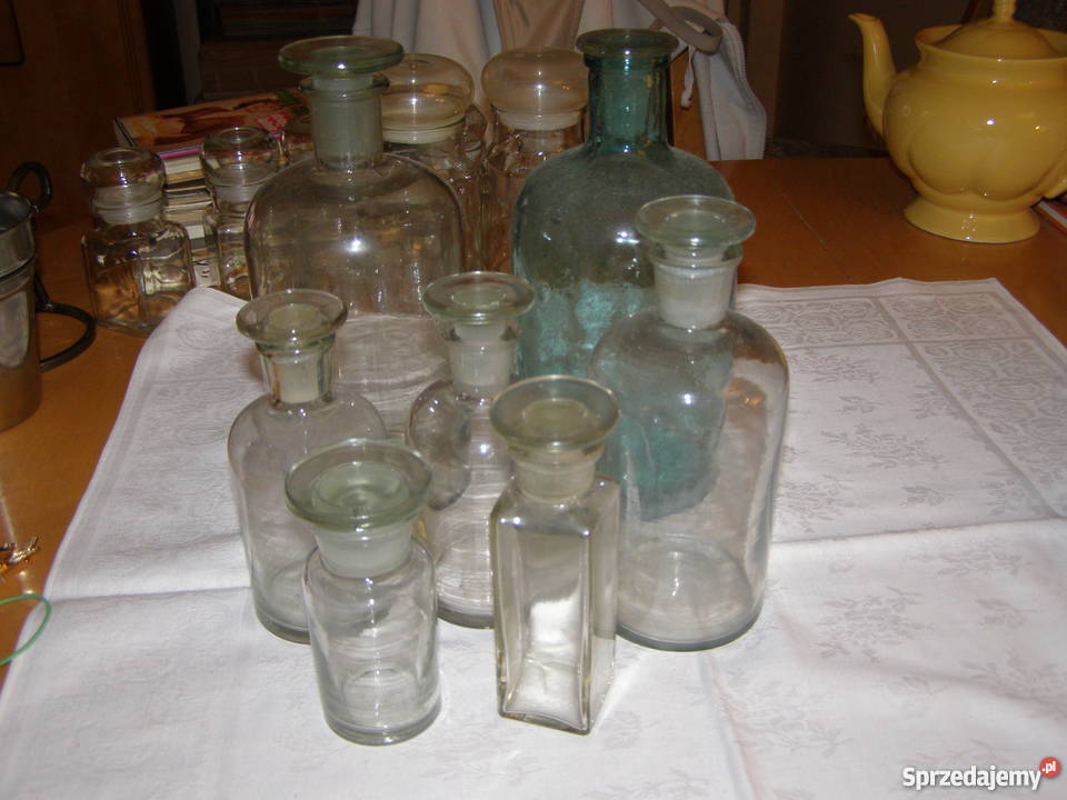 stare butelki aptecznebuteleczki Porcelana i szkło sprzedam