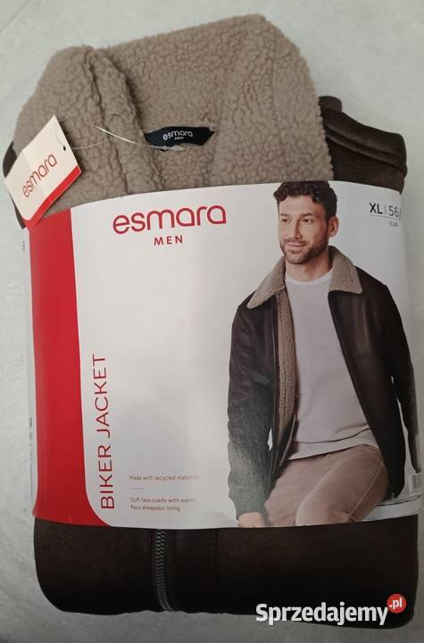 ESMARA Men kurtka męska biker kolor brązowy Ełk sprzedam