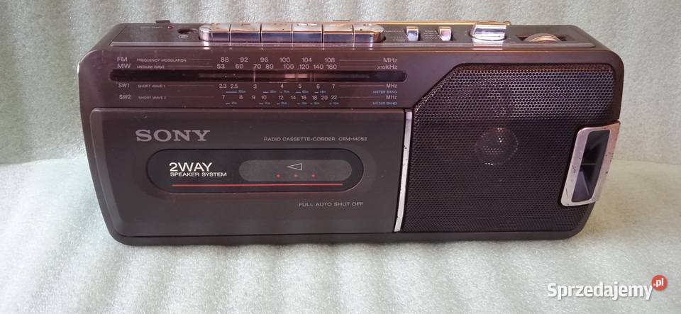 Radiomagnetofon SONY CFM140SII VintageRetro Zielona Góra