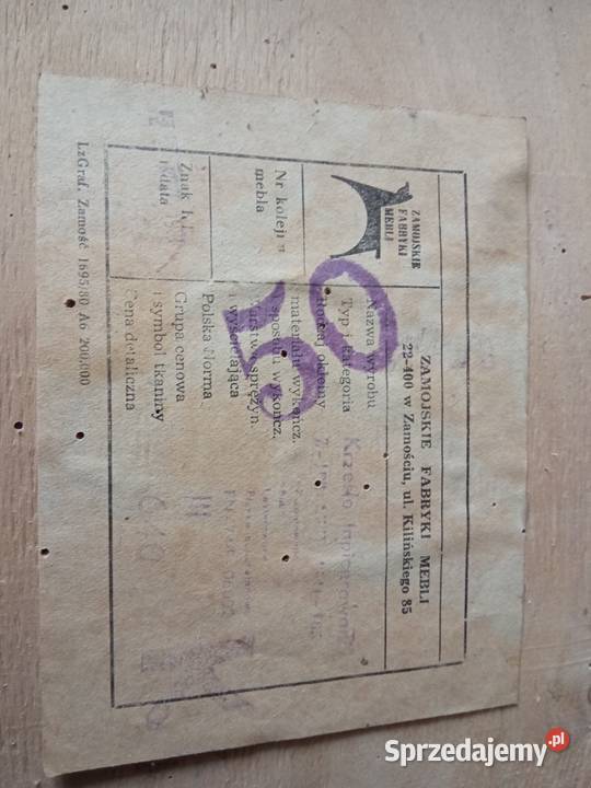 Krzesła PRL zabytkowe antyki