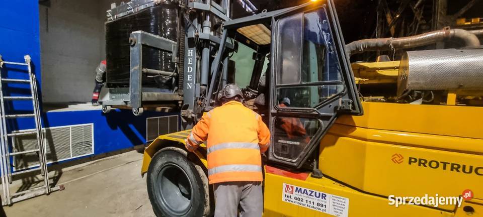 Wózki widłowe Kraków Relokacje Załadunki Transport specjalistyczny