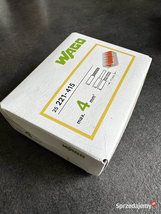 Wago 221415 5x4mm linka drut 25 Rybnik