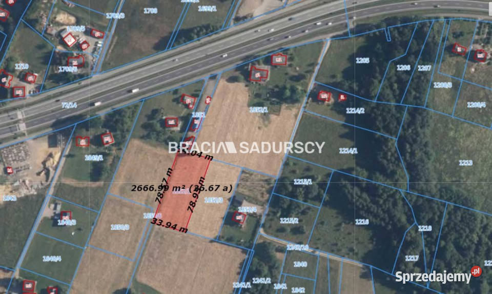 Grunt Głogoczów 2700m2 małopolskie sprzedam