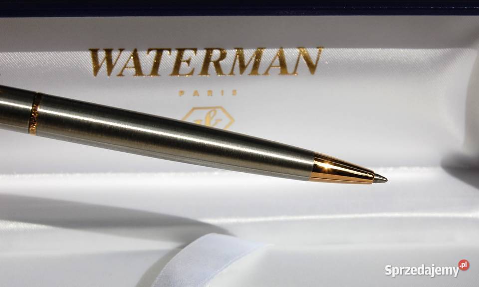 Długopis Waterman Hemisphere stal złoto vintage Lublin