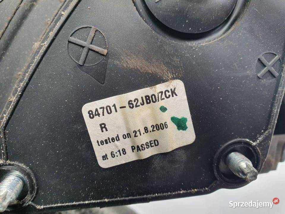LUSTERKO PRAWE SUZUKI SWIFT MK6 5PIN Lipno