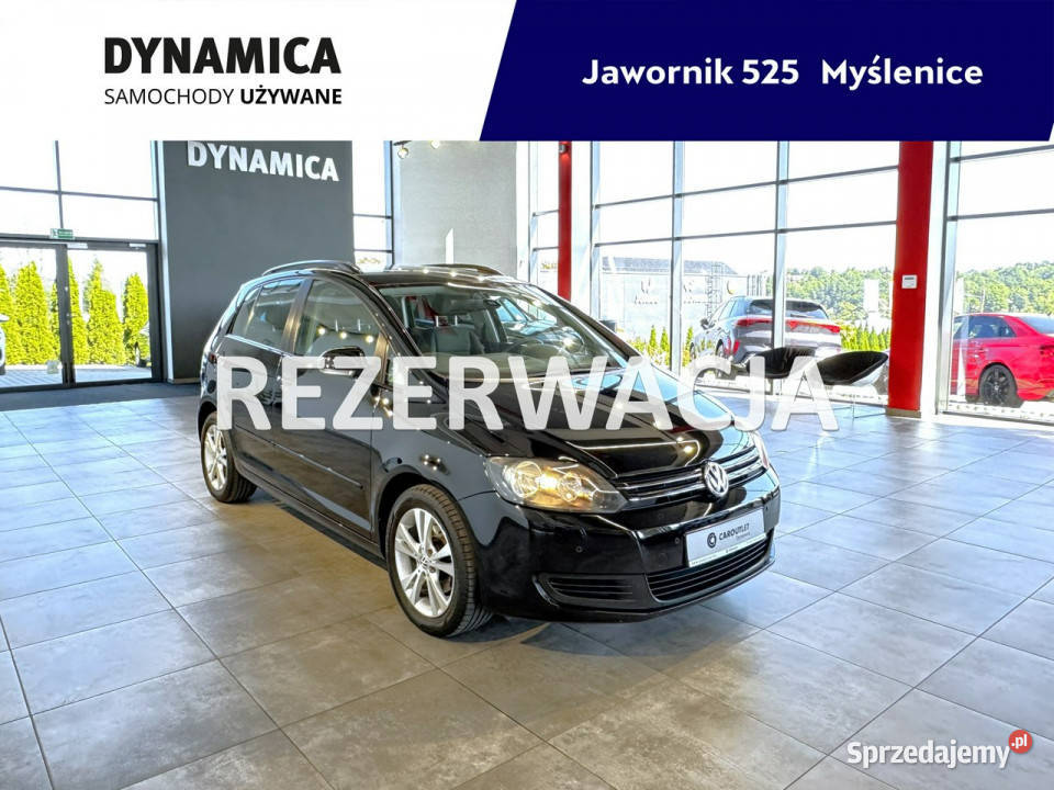 Volkswagen Golf Plus Comfortline 14 80 M5 czarny małopolskie Myślenice sprzedam