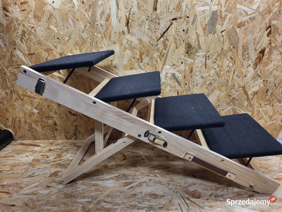 Drewniane Schody rampa psa kota używane