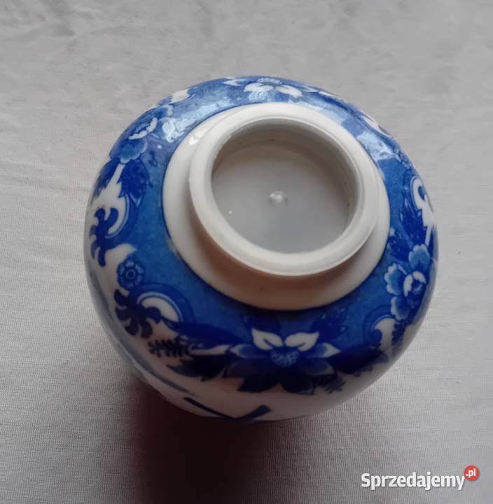 Porcelanowa herbatnica w stylu Delft druga Koźminek