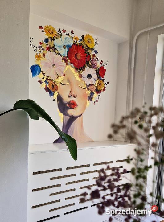 Malowanie na ścianach mural w pokoju dziecięcym