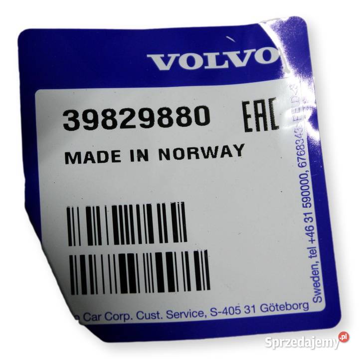 VOLVO XC90 spoiler przedniego zderzaka lewy OE Bielany Wrocławskie