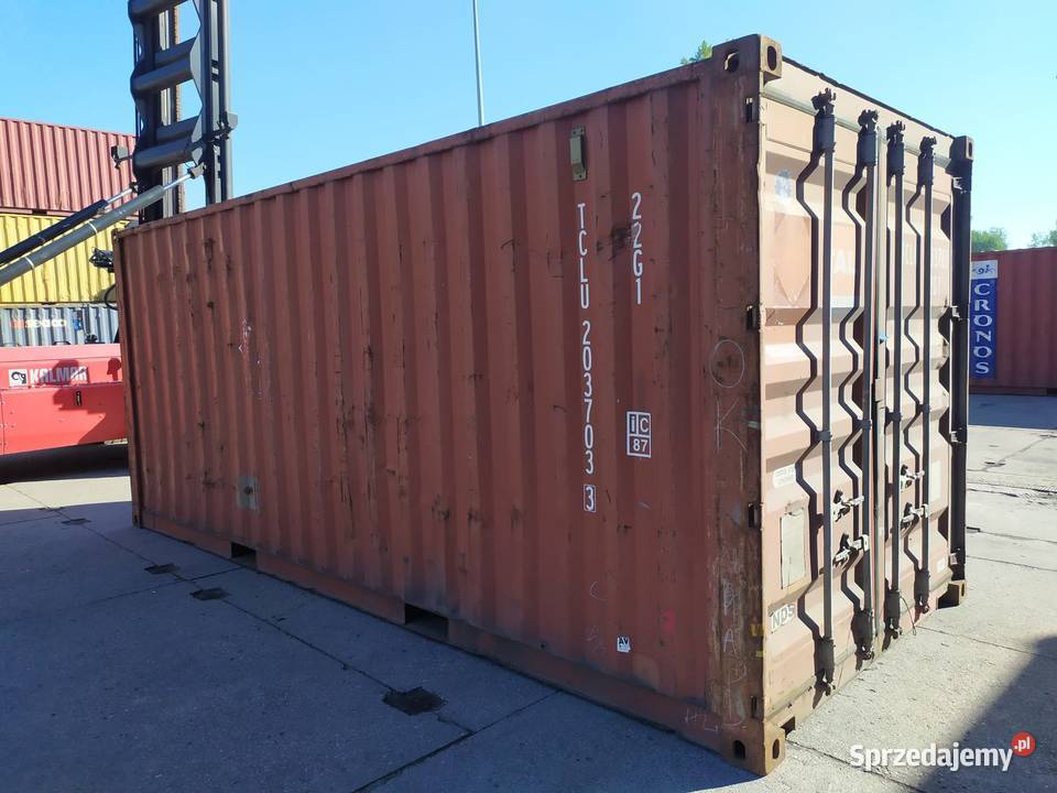 Kontener magazynowy transportowy morski 20 DV 6