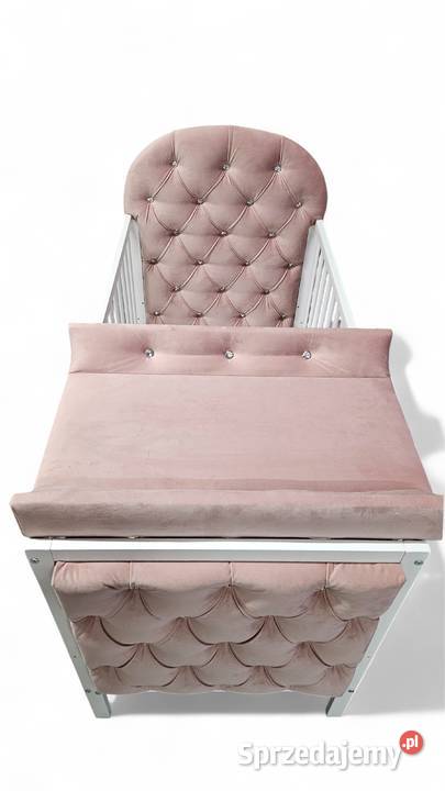 Łóżeczko niemowlaka tapicerowane 120x60 pikowane Szczecin