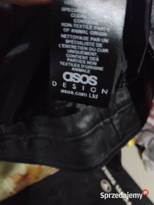 Kurtka skóra naturalna Asos męska rozmiar M nowa Mińsk Mazowiecki