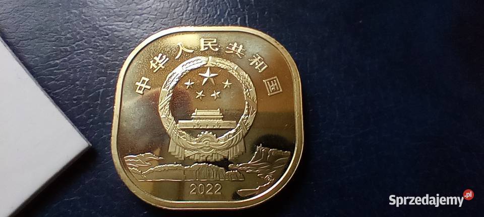 Stare monety 5 yuan 2022 Chiny Lesko