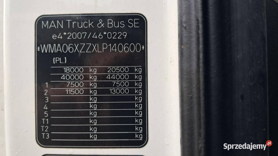 MAN Tgx 480KM Samochody ciężarowe dolnośląskie Komorniki