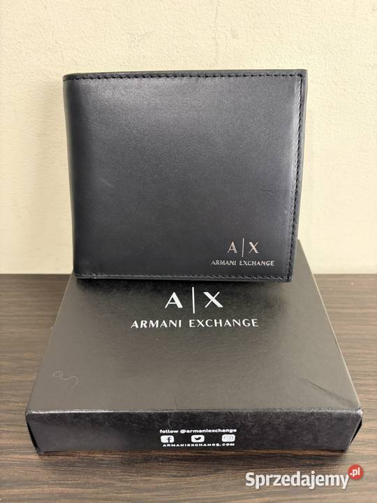 Portfel Armani Exchange Bifold Chin Pocket Łódź sprzedam