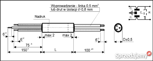 Kondensator przeciwzakłóceniowy KSPpz10 Łódź