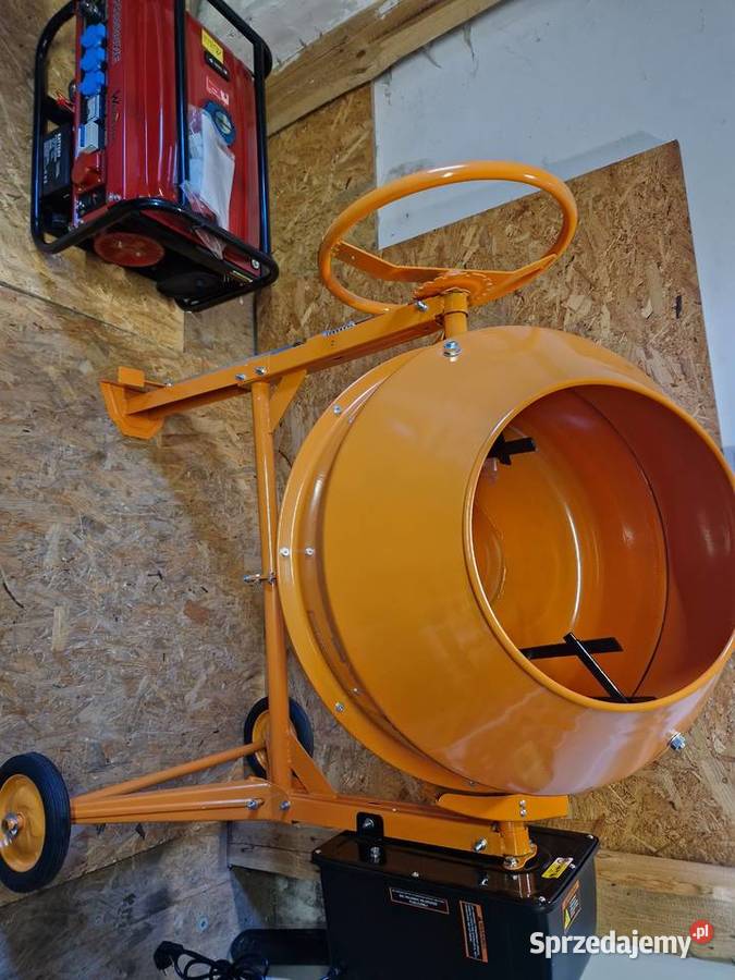 Zestaw Betoniarka Agregat prądotwórczy 180L Betoniarki Głogowa sprzedam