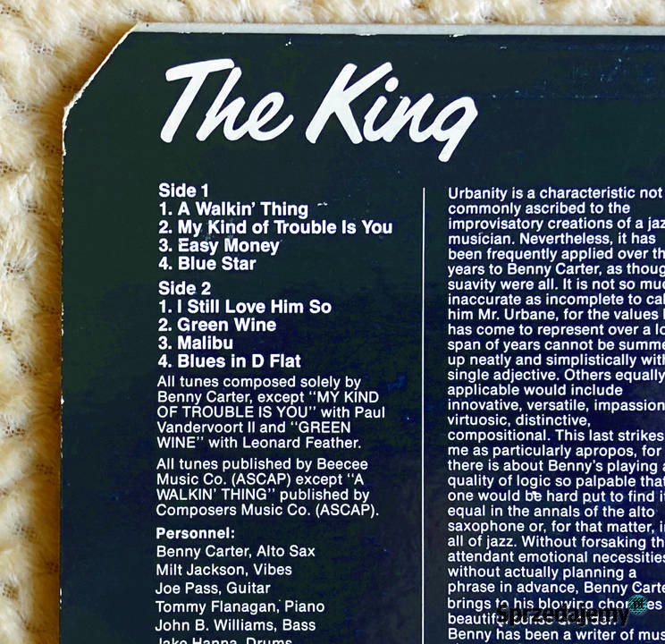 Benny Carter The King Szczecin