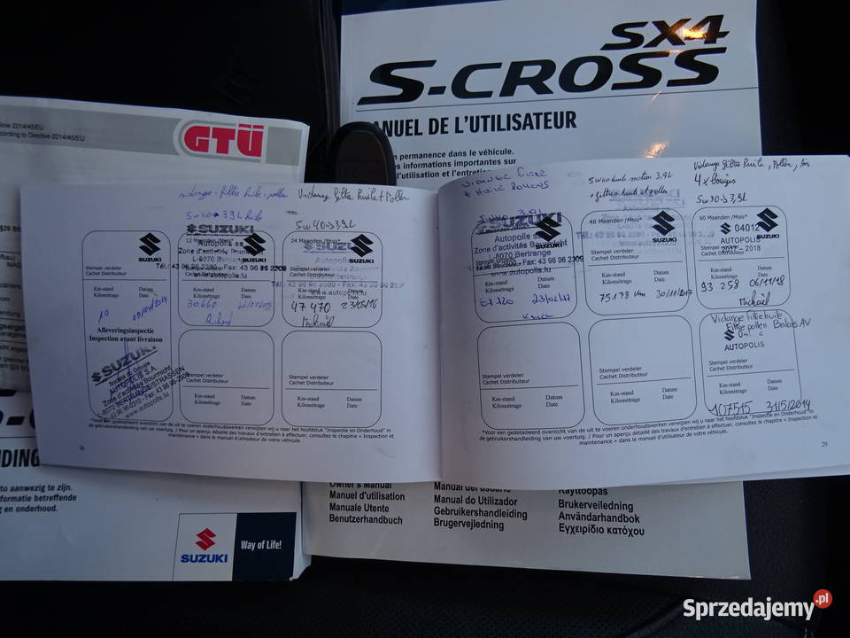Suzuki SX4 SCross Bezwypadkowy Serwisowany sprowadzony SX4 S-Cross Rzeszów