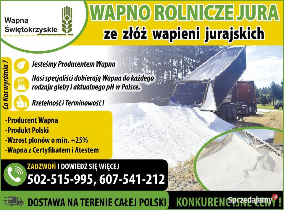 Wapno Nawozowe Opole Węglanowe Magnezowe Kredowe