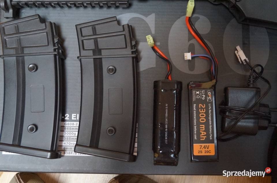 Zestaw ASG Gieta 608 Magazynek Kolimator itp Staroźreby